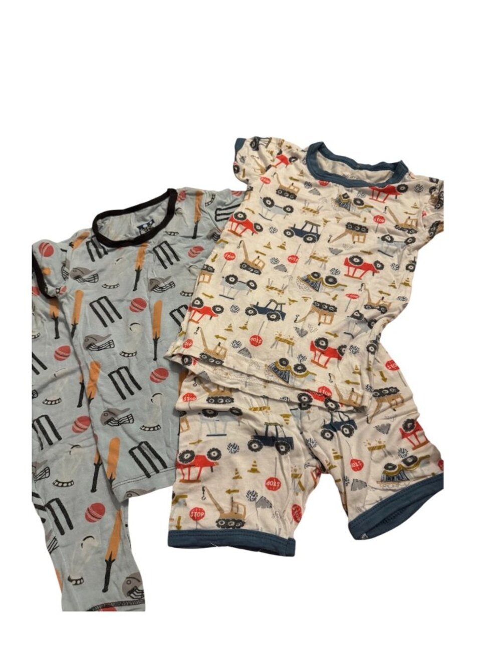 2T Bamboo Pajama Bundle Kickee Pants Milkberry PJ Set Soft Luxury Sleepwear - Picture 2 of 7